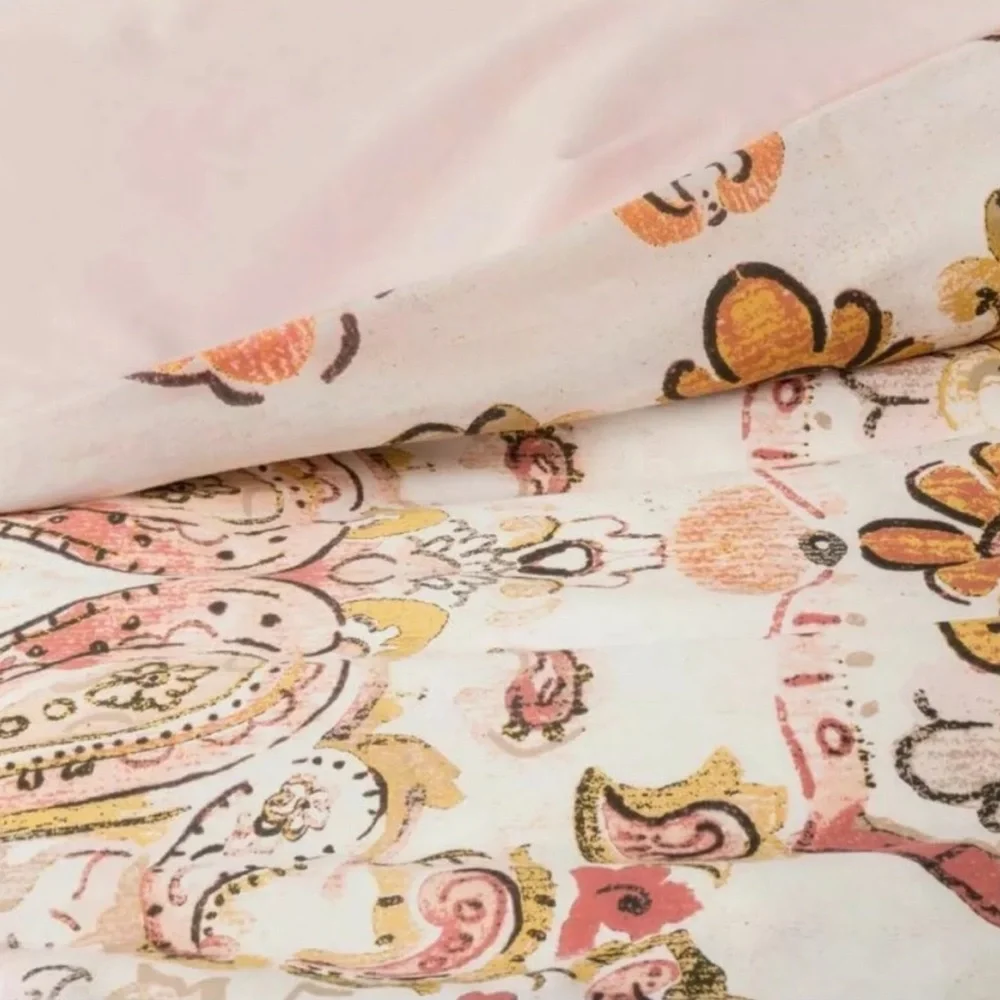 OPALHOUSE NWT desert rose medallion duvet cover set -twin